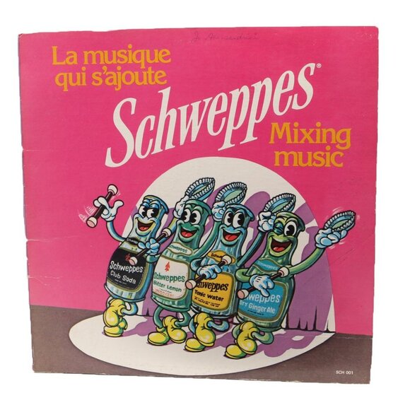 Vintage Schweppes Mixing Music Vinyl Record 1974 - Picture 1 of 6